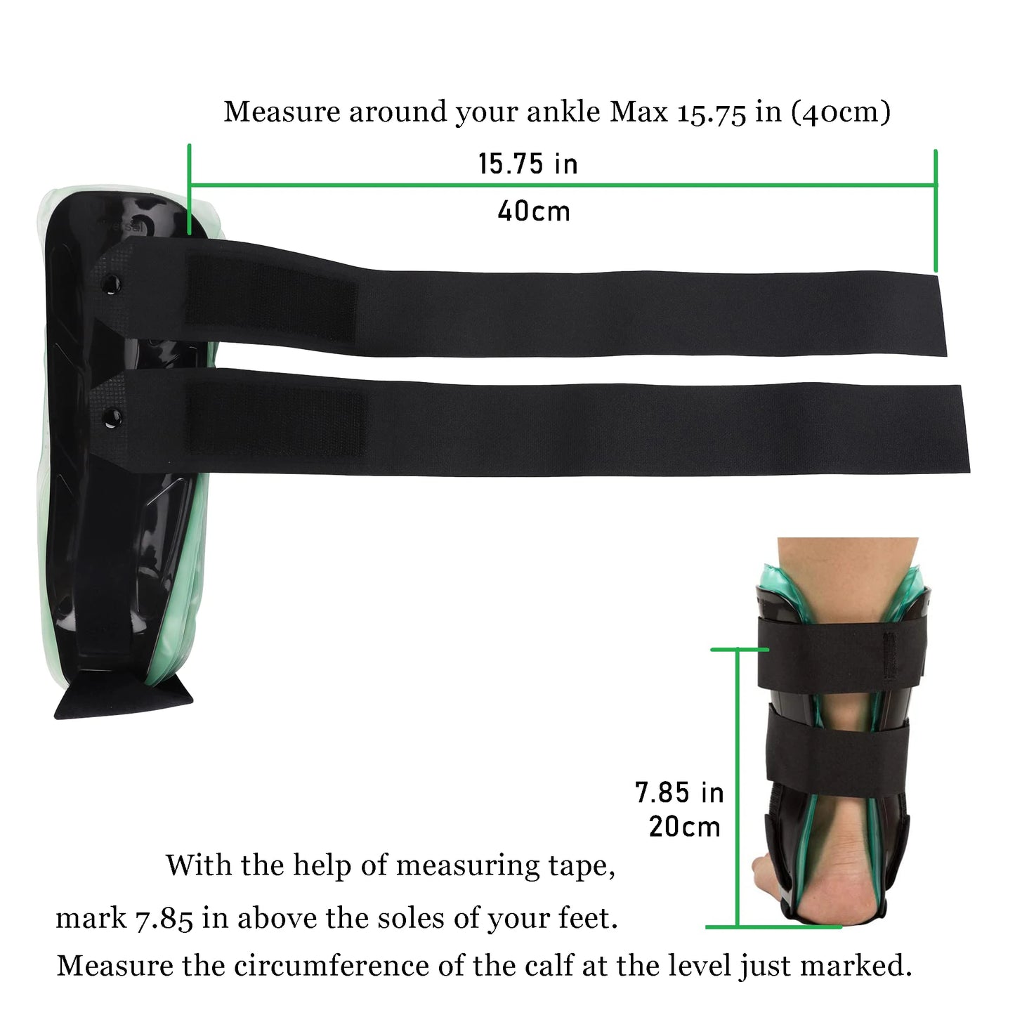 Active T2 Ankle Brace, Black Support for Men & Women, Braces for Sprains, Stability, Volleyball, Cheerleading,