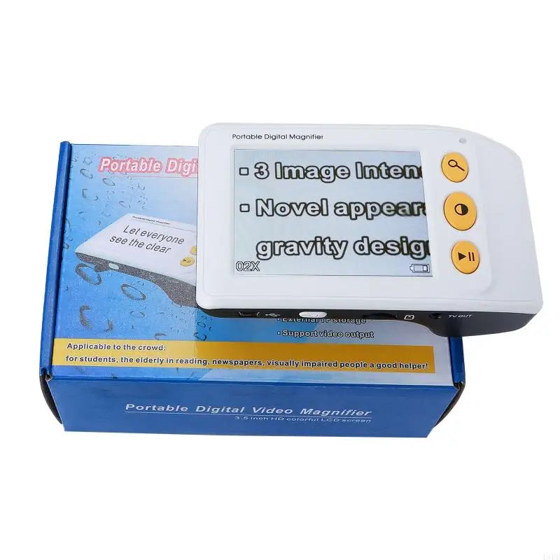 L1EE Foldable Handle 3.5 Inch Digital Magnifier 2x-25x for Reading Font