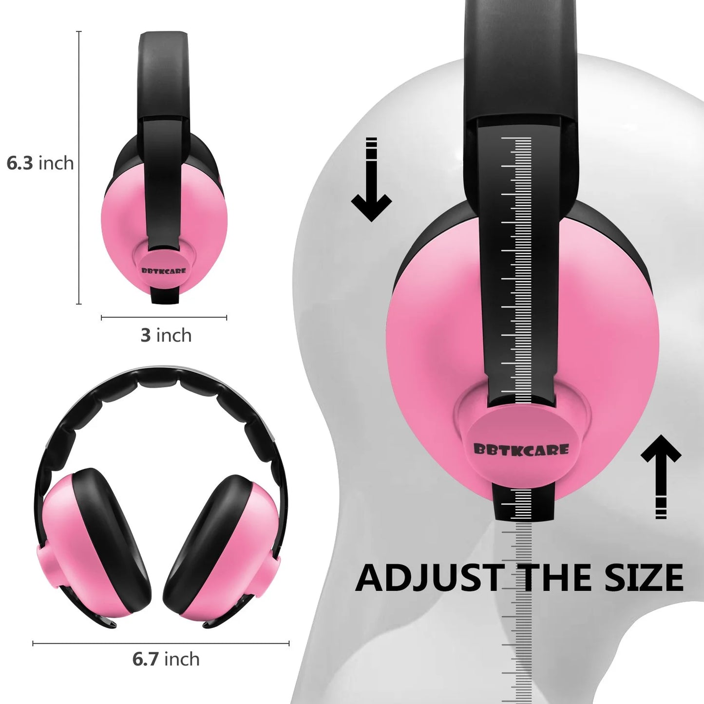 Noise Reduction Headphones for Children 0-3 Years Old