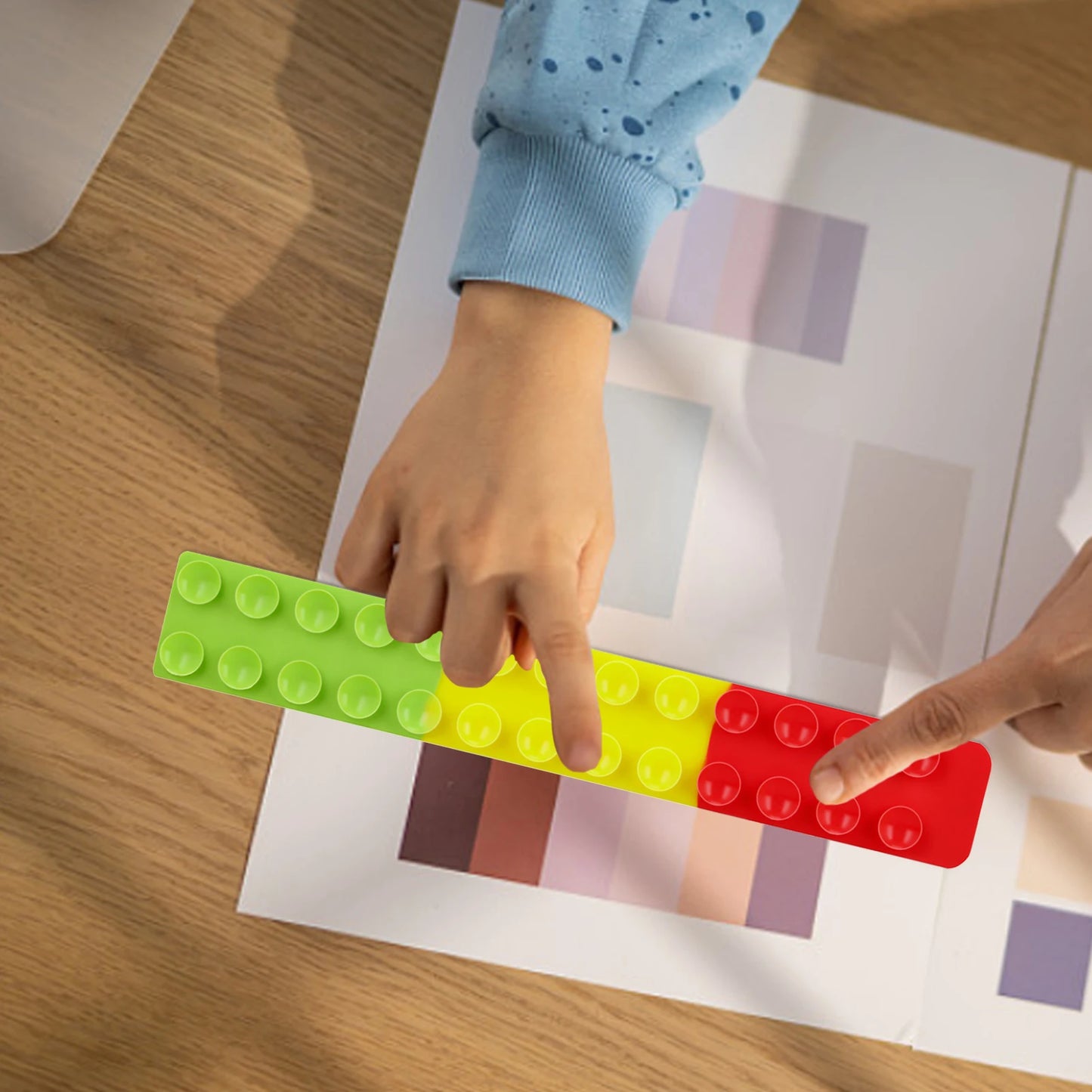 Suction Cup Square Pat Pat Silicone Sheet Squidopop Finger Toy Children Stress Relief Squeeze Toy Antistress Soft Squishy toy