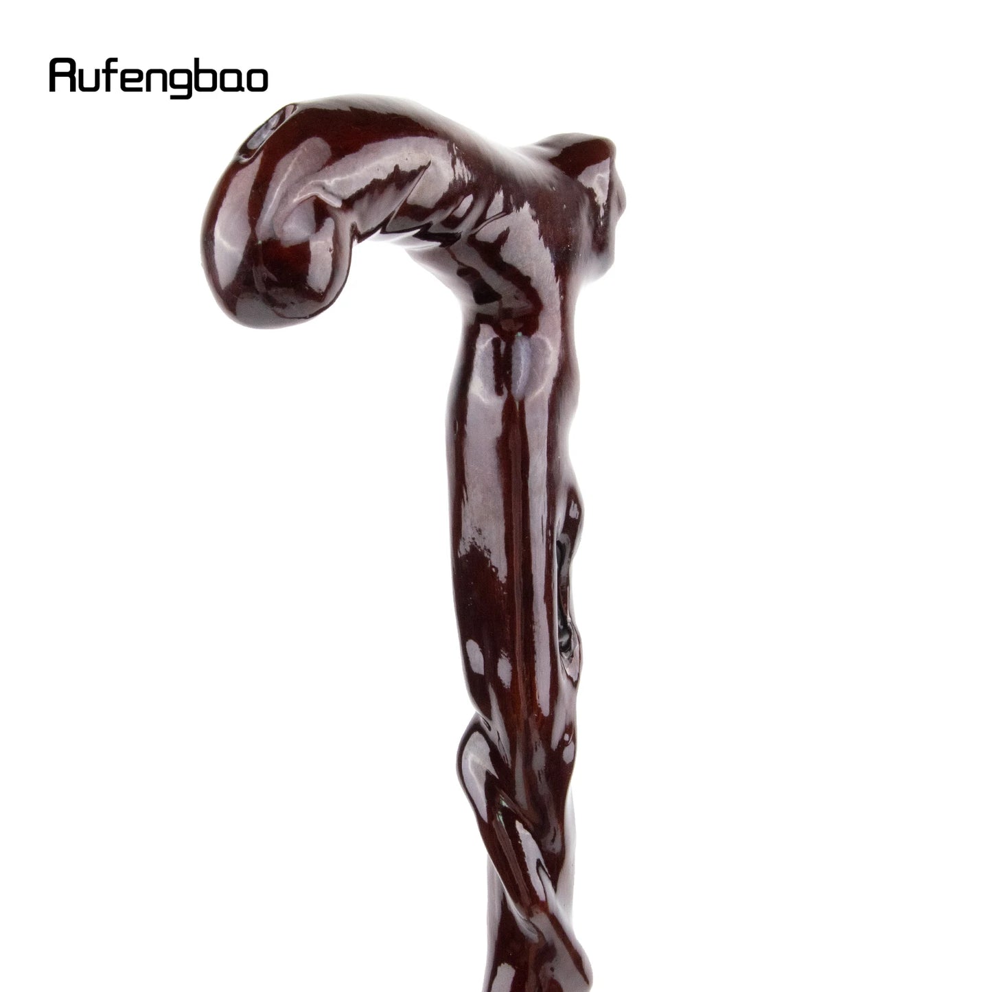 Brown Tree Vine Wooden Single Joint Fashion Walking Stick Decorative Cospaly Cane Halloween Mace Crutch Wand Crosier 92cm