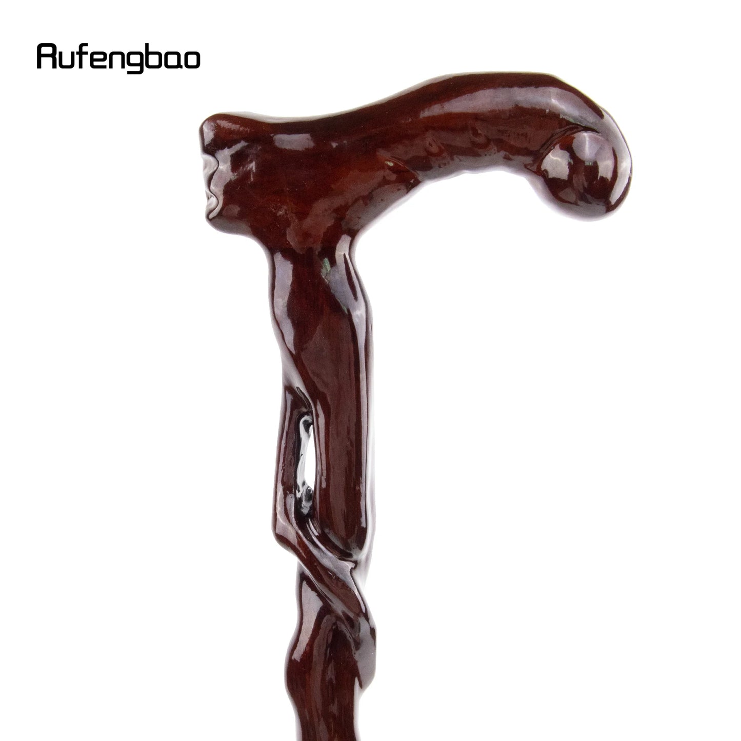 Brown Tree Vine Wooden Single Joint Fashion Walking Stick Decorative Cospaly Cane Halloween Mace Crutch Wand Crosier 92cm