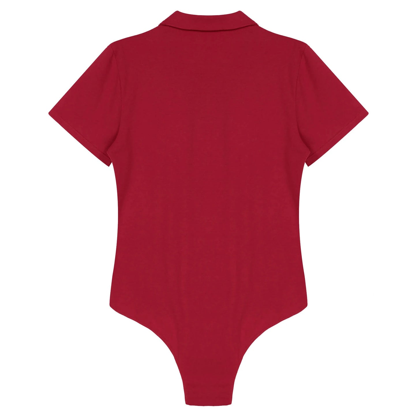Mens Shirt Bodysuit for Diaper Lovers Adult Babies Short Sleeve Turn-down Collar Swimsuit Press Button Crotch Romper Pajamas