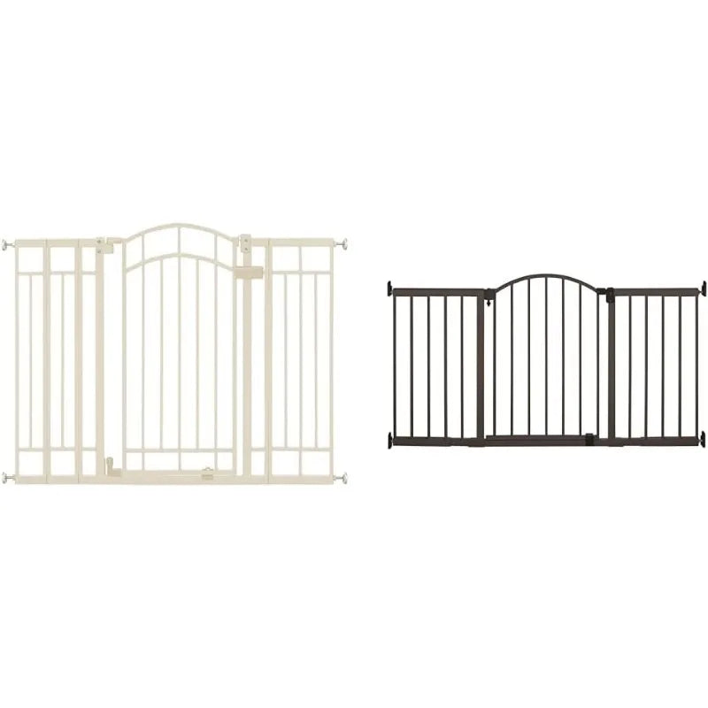 Multi-Use Decorative Extra Tall Safety Pet and Baby Gate, 28.5'-48' Wide, 36' Tall,Pressure or Hardware Mountednstall on Wall