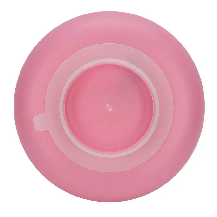 Spill-Proof Plate with Suction Cup Base- Disabled Non-Slip Tableware Bowl Red Auxiliary Tableware Solid Feeding Dish