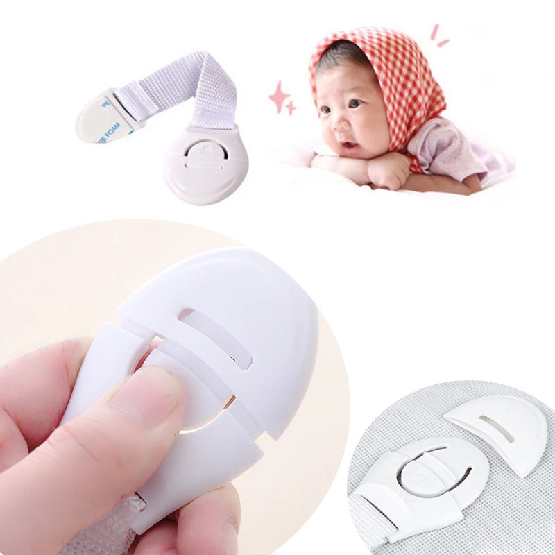 5PCs Door Lock Baby Safety Home Baby Protection Refrigerator Drawer Lock For Kids Safety Security Protector Baby Care