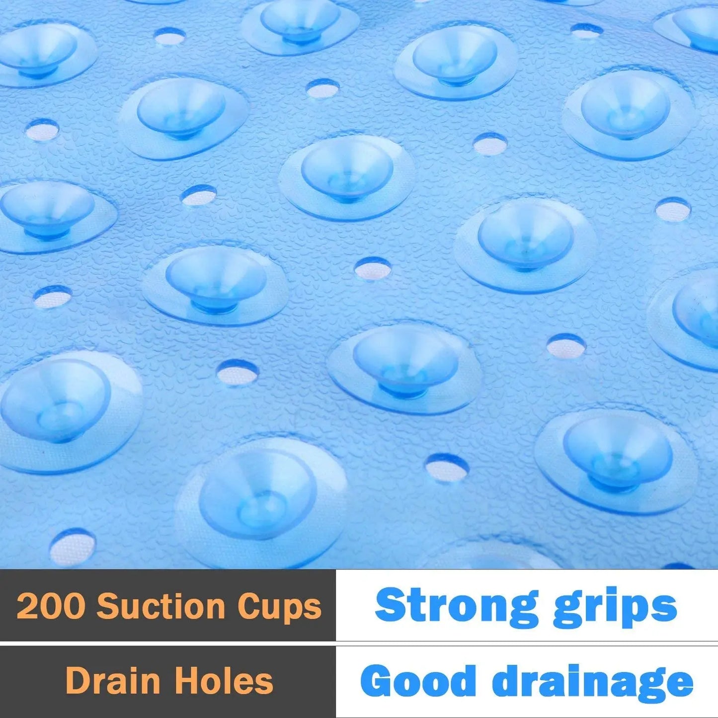 2021 New PVC Large Bath Mat Massage 40X100CM Safety Shower Bathtub Mats Non Slip Bathroom Floor Mat for Kids/Elderly /Disabled