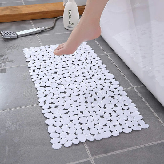 Bath Mat Non Slip Bathtub Mats Suction Cup Shower Cushion Kitchen 70x36cm Foot Pads Bathroom Floor Mat for Kids/Elderly/Disabled