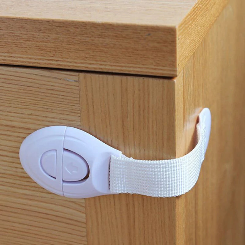 5PCs Door Lock Baby Safety Home Baby Protection Refrigerator Drawer Lock For Kids Safety Security Protector Baby Care