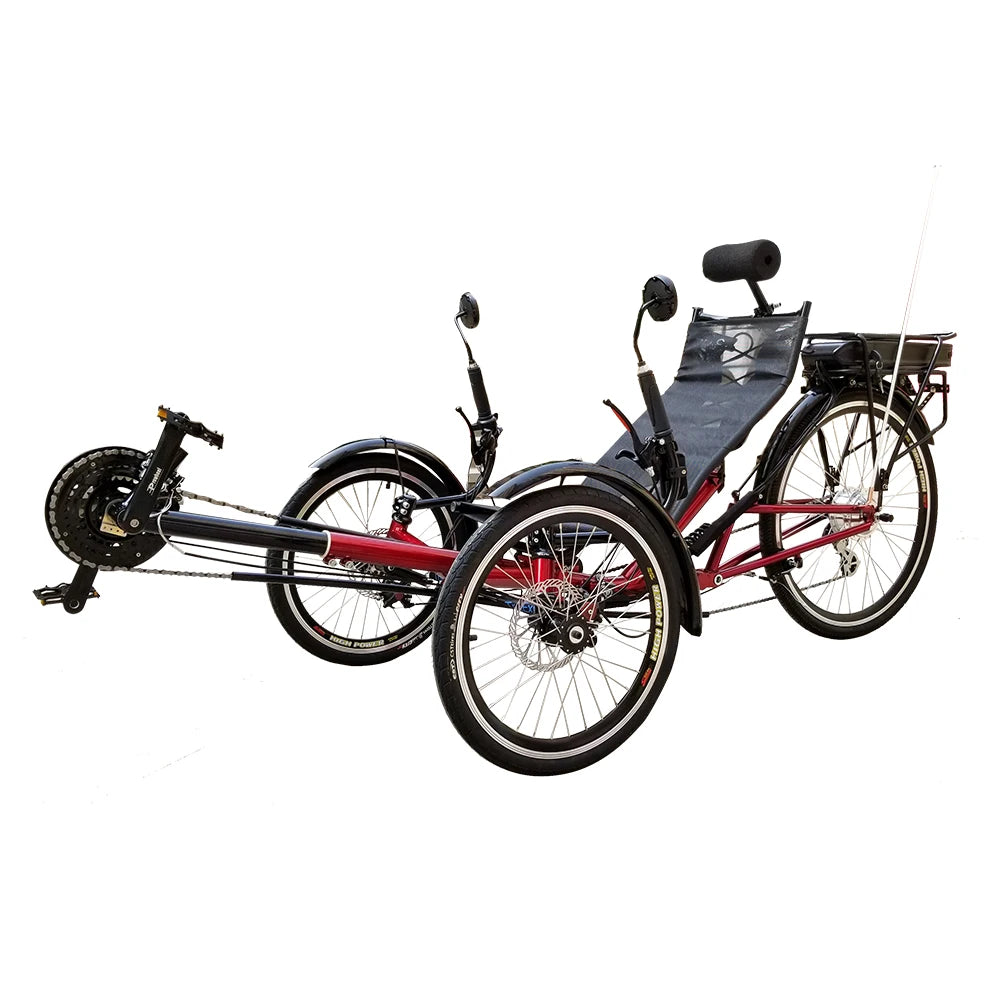 250watt 36V 12Ah Electric Pedal Assistant Adult Recumbent Trike