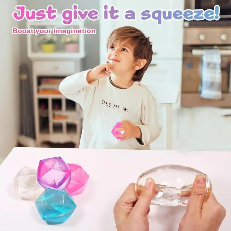 Squeeze Toys Squeezy Antistress Toy Balls Stretchy Cube Fun Squeeze Stress Relief Toys Hand Grip Pressure Toys For Relaxation