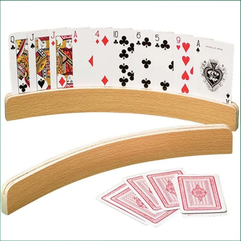 Playing Card Stands for Kids Seniors Game Card Holder for Disabled Deck Card Photo Display 2PCS