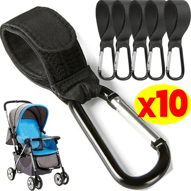 1-10Pcs  Stroller, Push Chair, Wheelchair Multifunctional Hooks/Clips