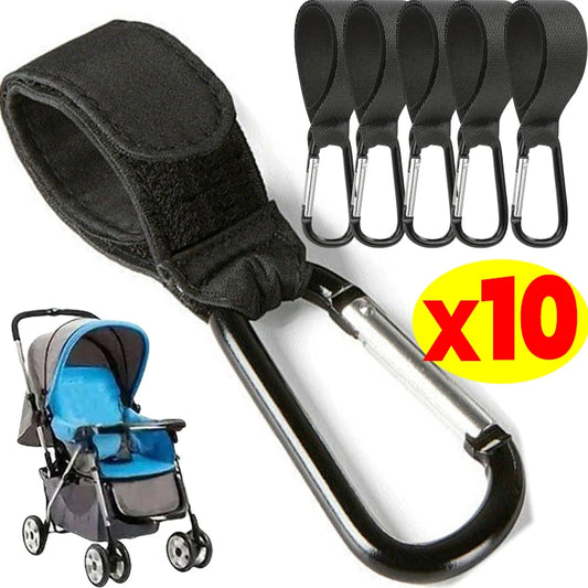 1-10Pcs  Stroller, Push Chair, Wheelchair Multifunctional Hooks/Clips