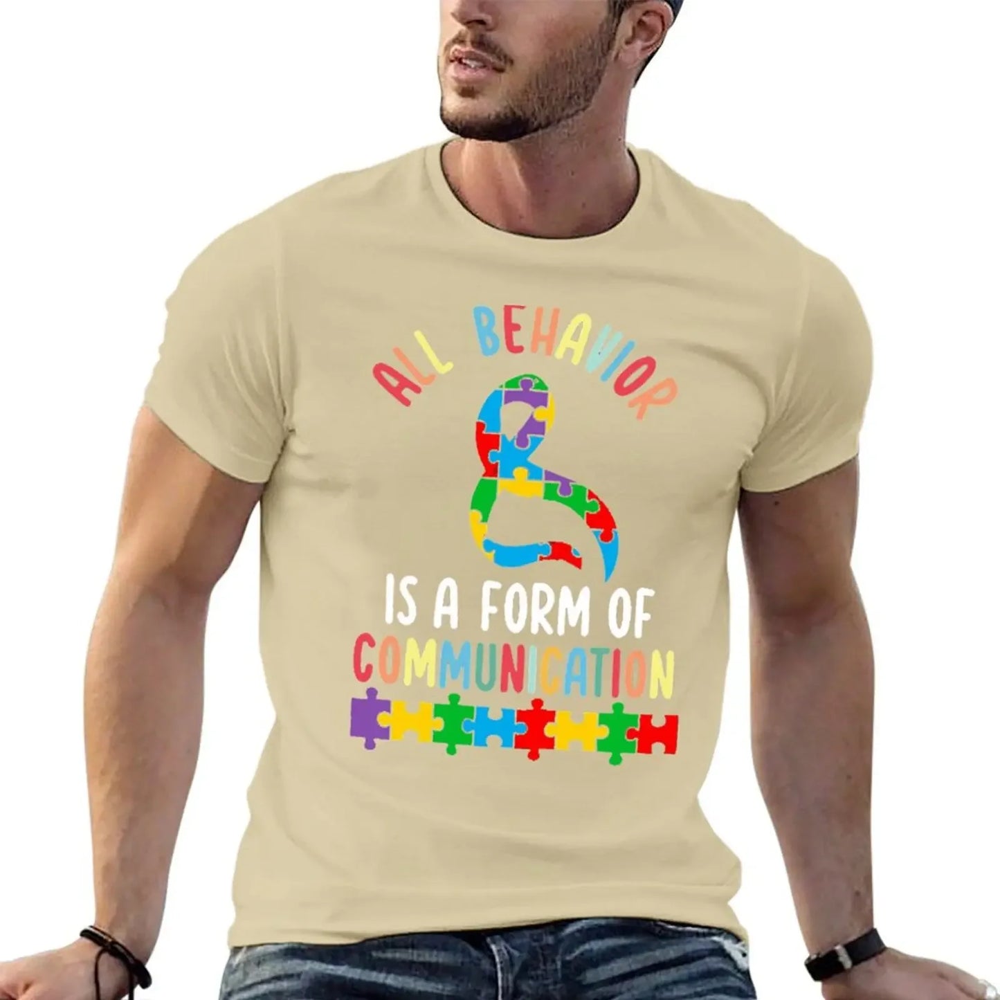 All Behavior Is A Form Of Communication Sped Teacher Autism T-shirt