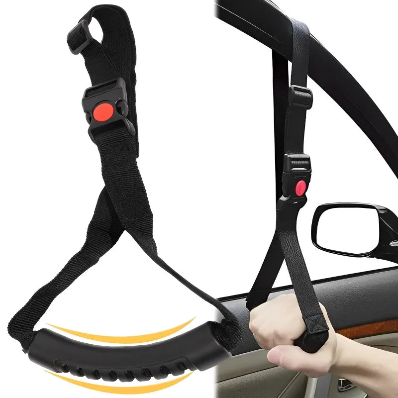 Car Grab Handle Adjustable Standing Aid Safety Handle Support Grip Handle Mobility Aid Disability Elderly Car Assist Tool