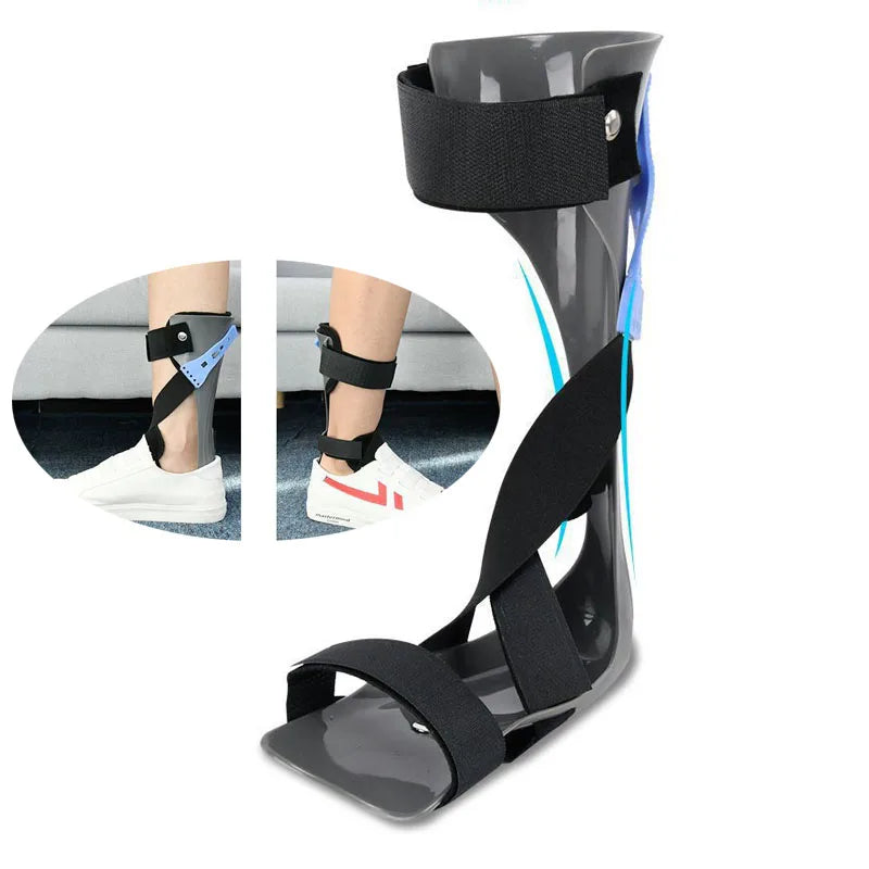 Medical AFO Drop Foot Postural Correction Brace-Ankle Foot Orthosis-Walking with Shoes or Sleeping for Stroke Hemiplegia