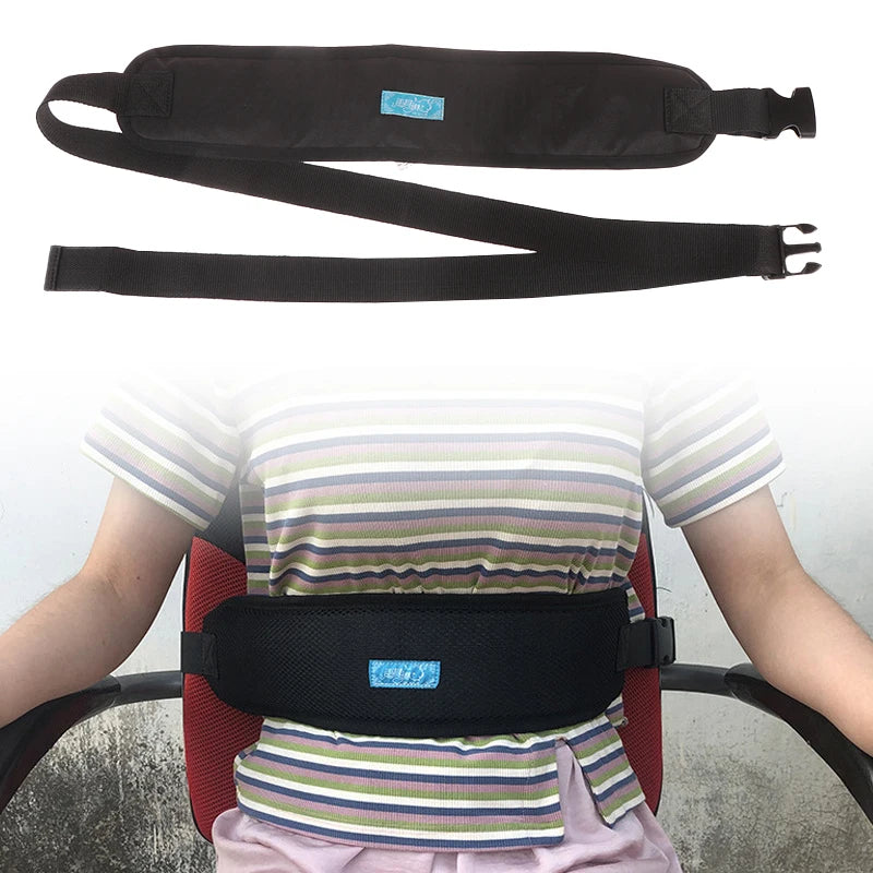 Anti Fall Wheelchair Seat Belt- Adjustable, Quick Release Restraints