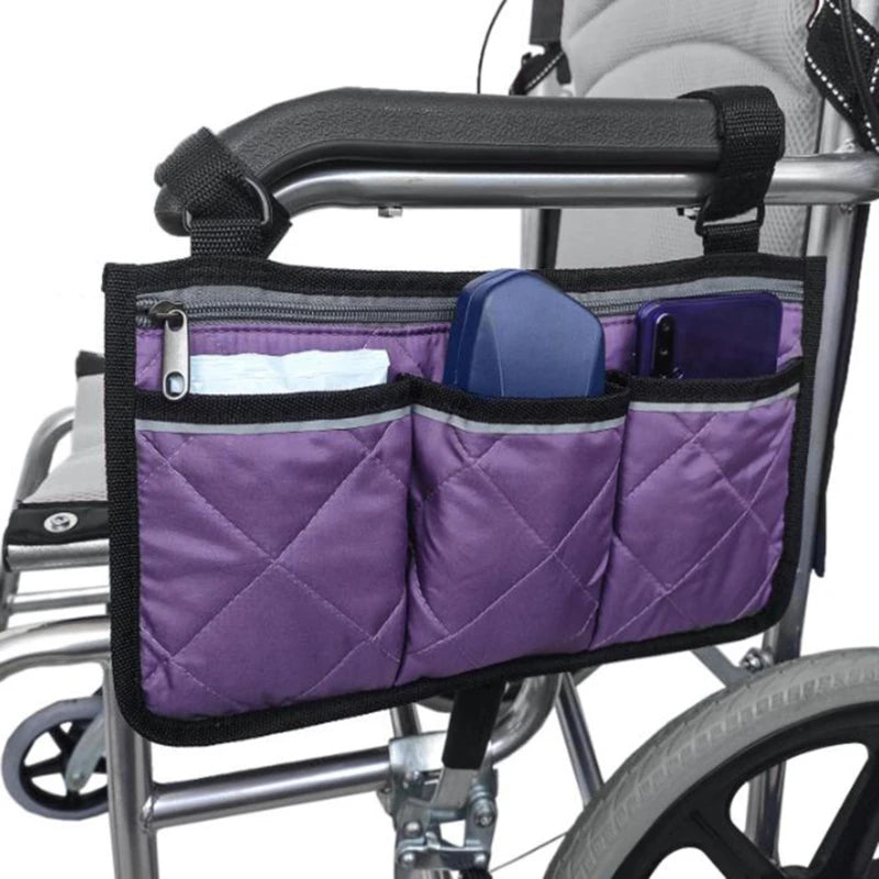 Multifunctional Waterproof Storage Bag for Wheelchair, Push Chair, or Walker.