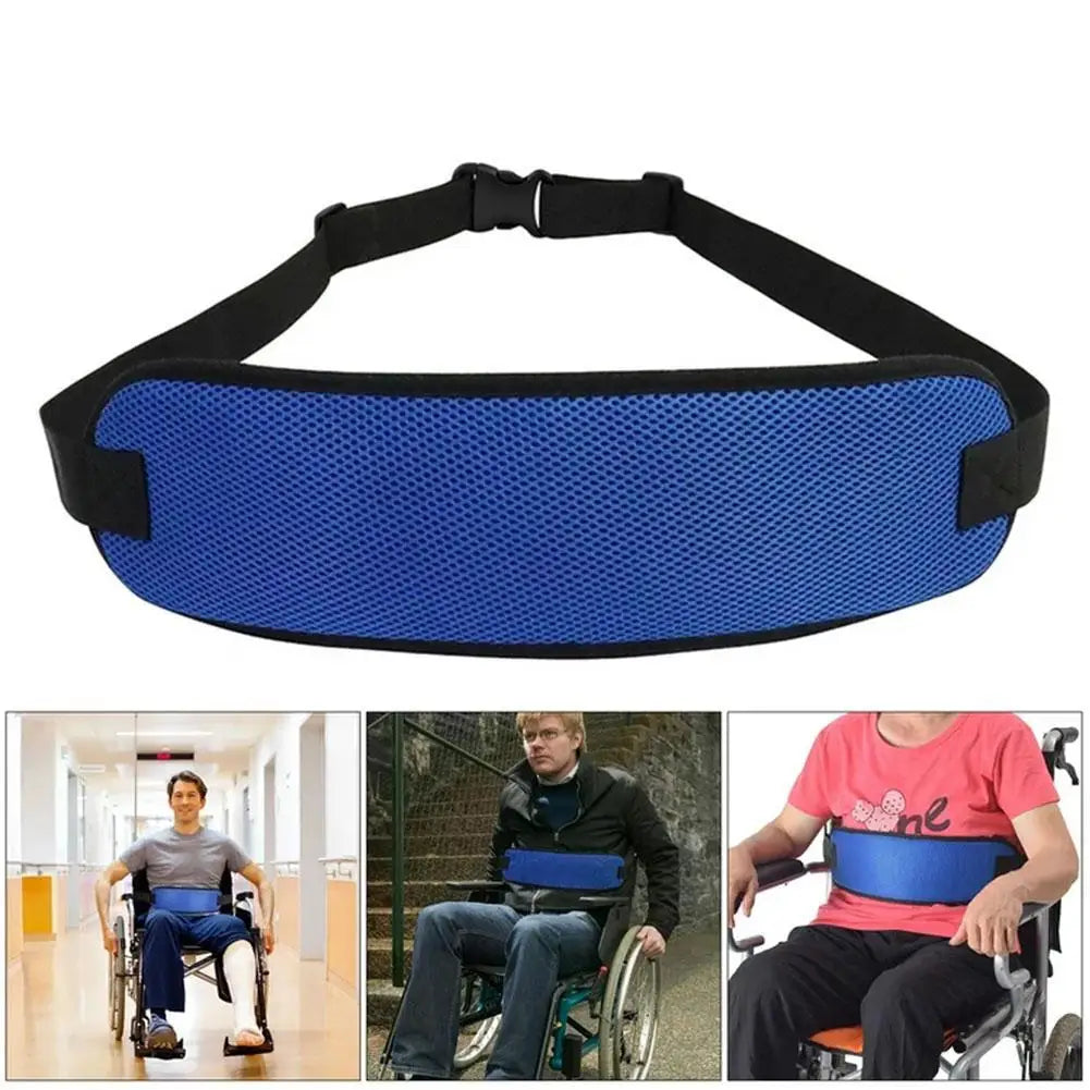 Anti Fall Wheelchair Seat Belt- Adjustable, Quick Release Restraints