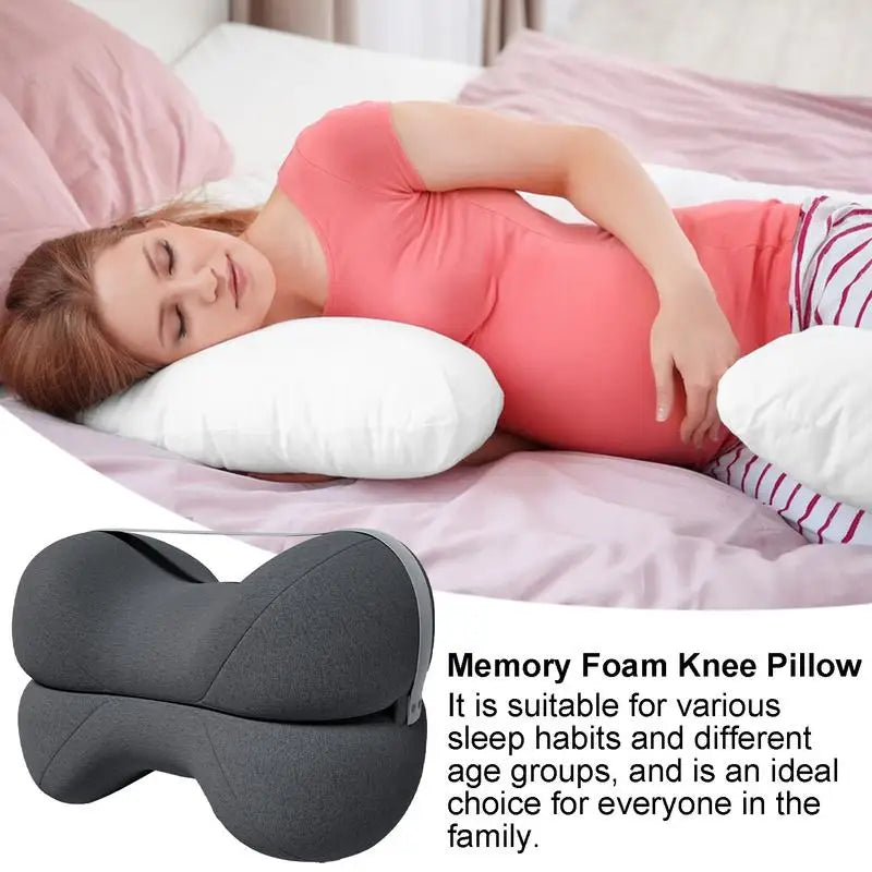 Memory Foam Leg Pillow Leg Pillows For Side Sleeping Ergonomic Between Knee Pillow Washable Cover Leg Positioner For Pregnant