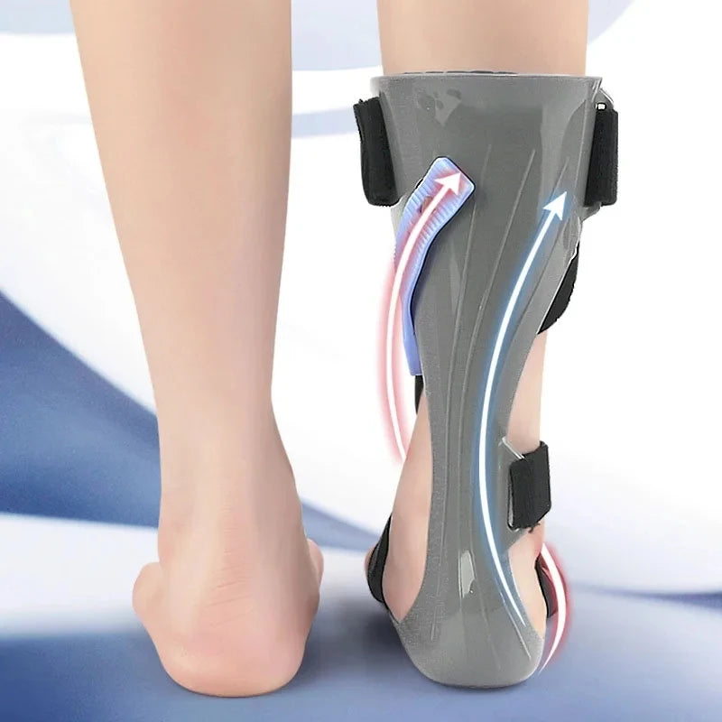 Medical AFO Drop Foot Postural Correction Brace-Ankle Foot Orthosis-Walking with Shoes or Sleeping for Stroke Hemiplegia