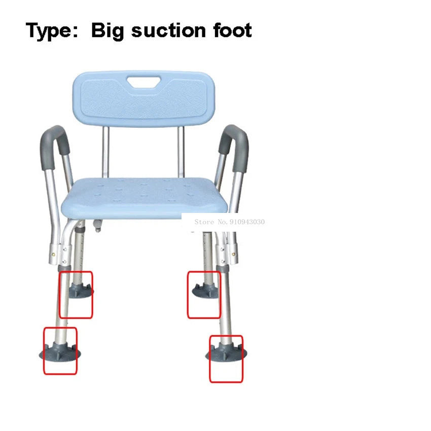 Bath Chair With Armrest-Height Adjustable and Non-Slip