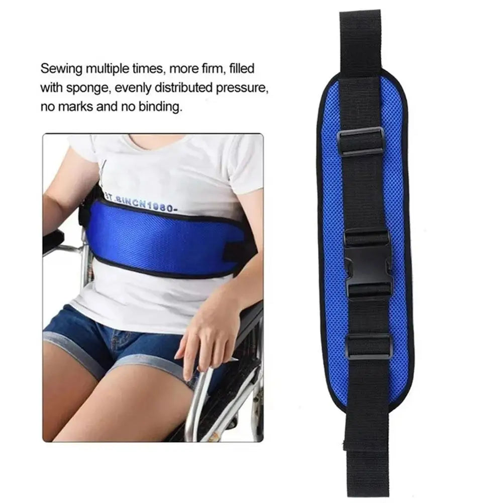 Anti Fall Wheelchair Seat Belt- Adjustable, Quick Release Restraints