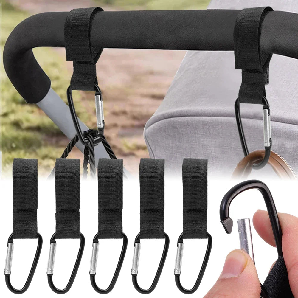 1-10Pcs  Stroller, Push Chair, Wheelchair Multifunctional Hooks/Clips