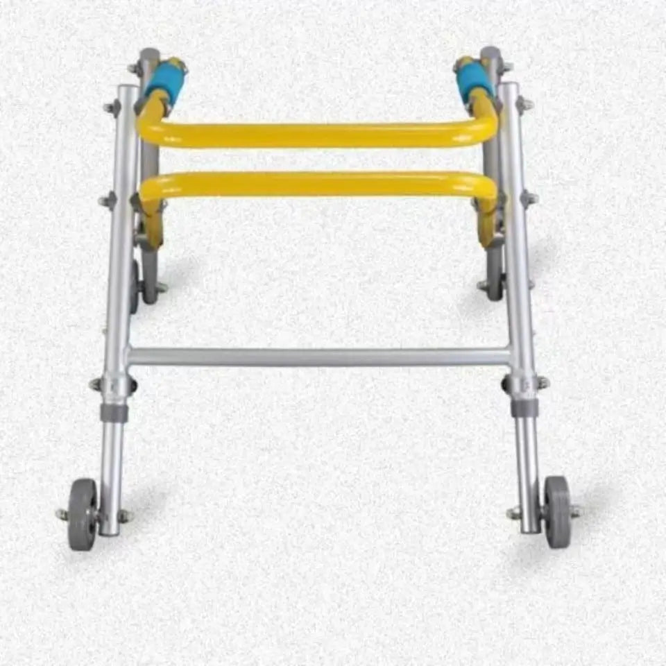 Child Folding Walker Device Lower Limb Rehabilitation Stand Frame Walking Stick for Kid Infant Stroke Hemiplegia Walker Assist