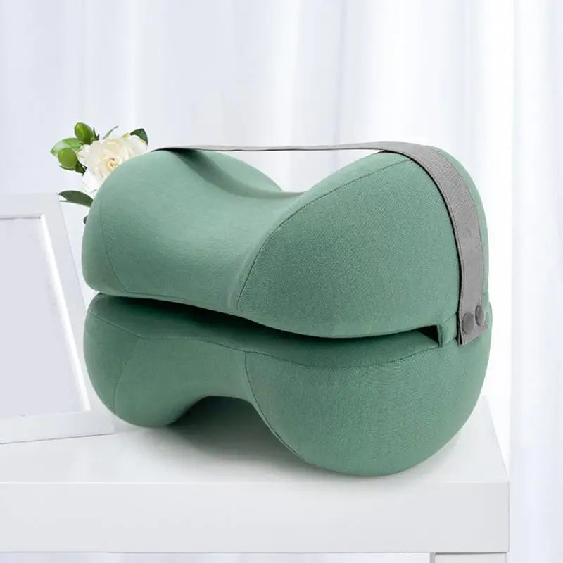 Memory Foam Leg Pillow Leg Pillows For Sleeping Zipper Closure Ergonomic Between Knee Pillow Washable Cover Leg Positioner For