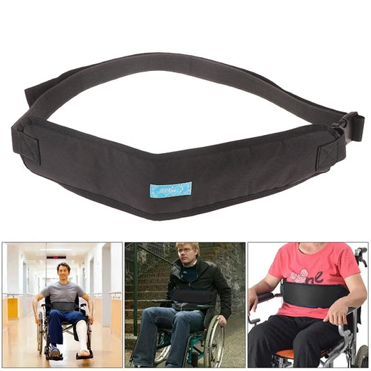 Anti Fall Wheelchair Seat Belt- Adjustable, Quick Release Restraints