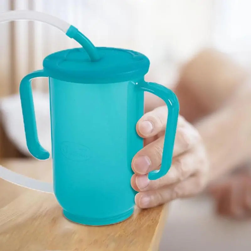 Adult Adaptive Sippy Cup With Handle And Straw- Lightweight