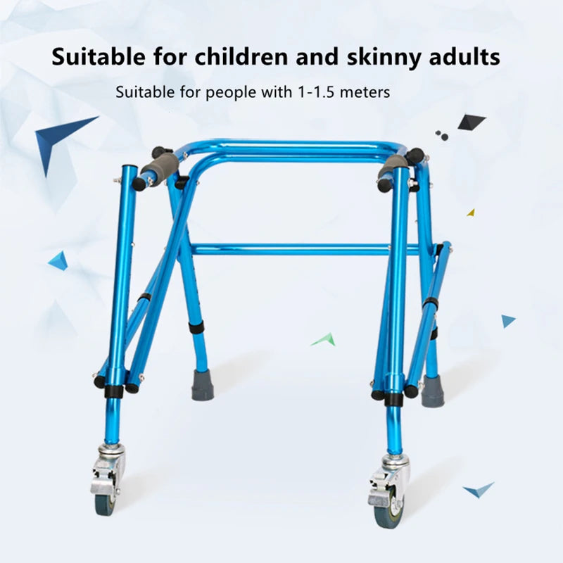 Children Walker Device Lower Limb Training Stand Frame Walking Stick Rehabilitation Mobility Aid Child Disabled Walker Assist