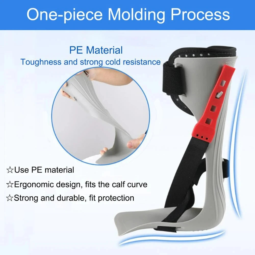 Correction of Stroke Hemiplegia and Ankle Joint Fixation with Foot Drop Orthosis Device for Inversion and Valgus Correction Shoe