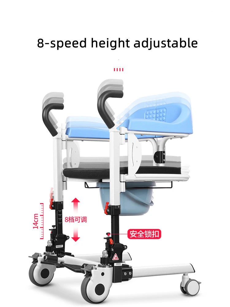 Patient Manual Transfer Lift Home Care Bed Wheelchair Shift Lifting Chair Elderly Disabled Nursing Transport Moving Lifter