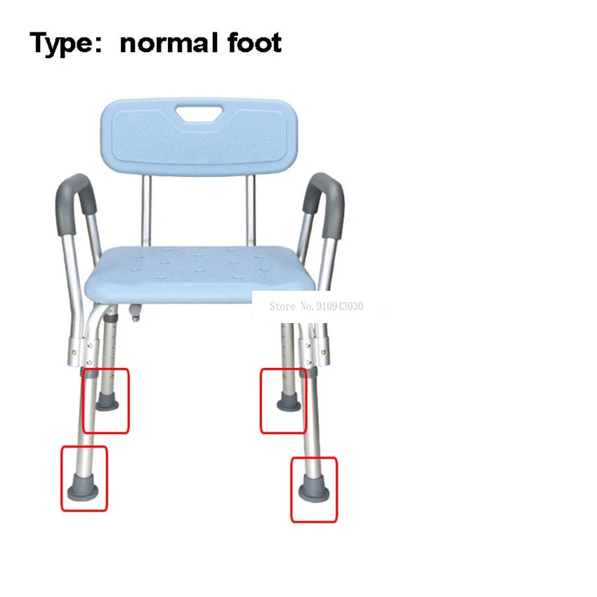 Bath Chair With Armrest-Height Adjustable and Non-Slip