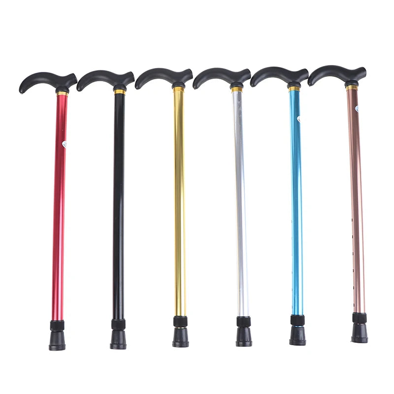 75-90cm Adjustable Walking Stick 2 Section Stable Anti-Skid Aluminum Alloy Cane Crutch for Old Man Hiking Stick Walking Stick