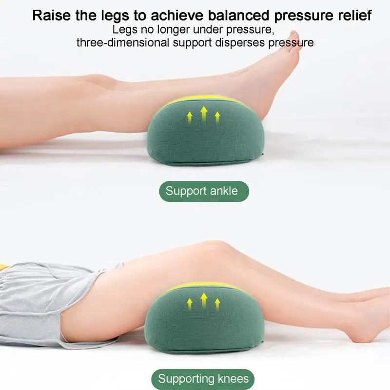 Memory Foam Leg Pillow Leg Pillows For Sleeping Zipper Closure Ergonomic Between Knee Pillow Washable Cover Leg Positioner For