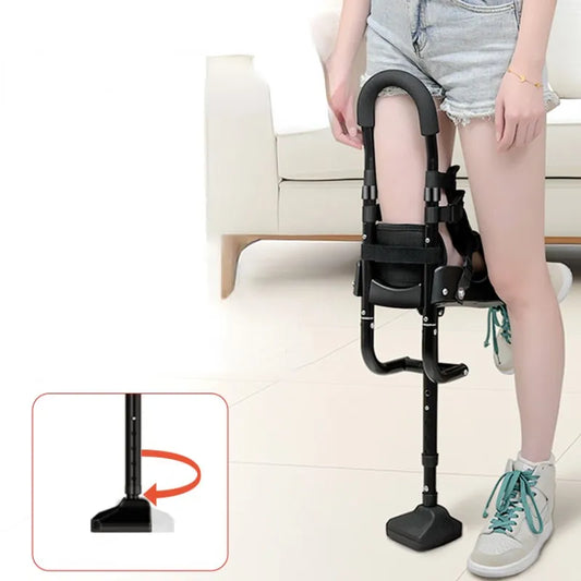 Ankle Fracture Support Disability Leg Crutches Ankle Injury Retractable Crutches Non-slip Stable Rehabilitation Walkers