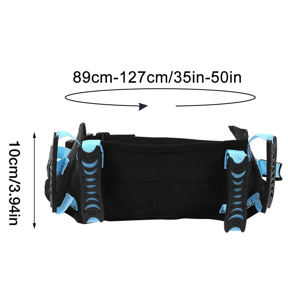 1PC Gait Belt Transfer Belts for Lifting Seniors 50" Walking and Standing Assist Aid for Bariatric,Elderly,Handicap,Occupational