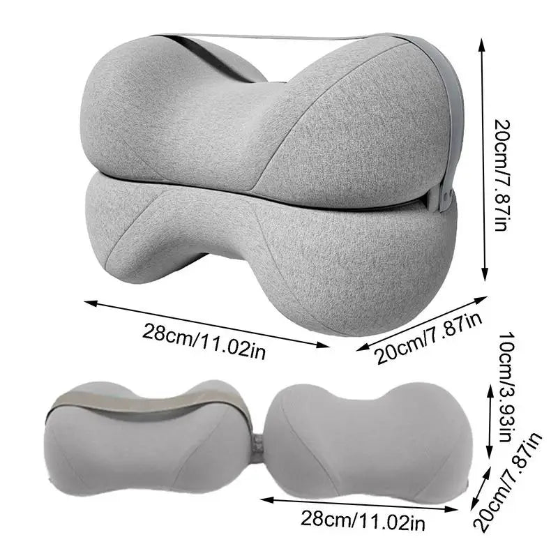 Memory Foam Knee Pillow Leg Pillows For Sleeping Zipper Closure Ergonomic Between Knee Pillow Washable Cover Leg Positioner For