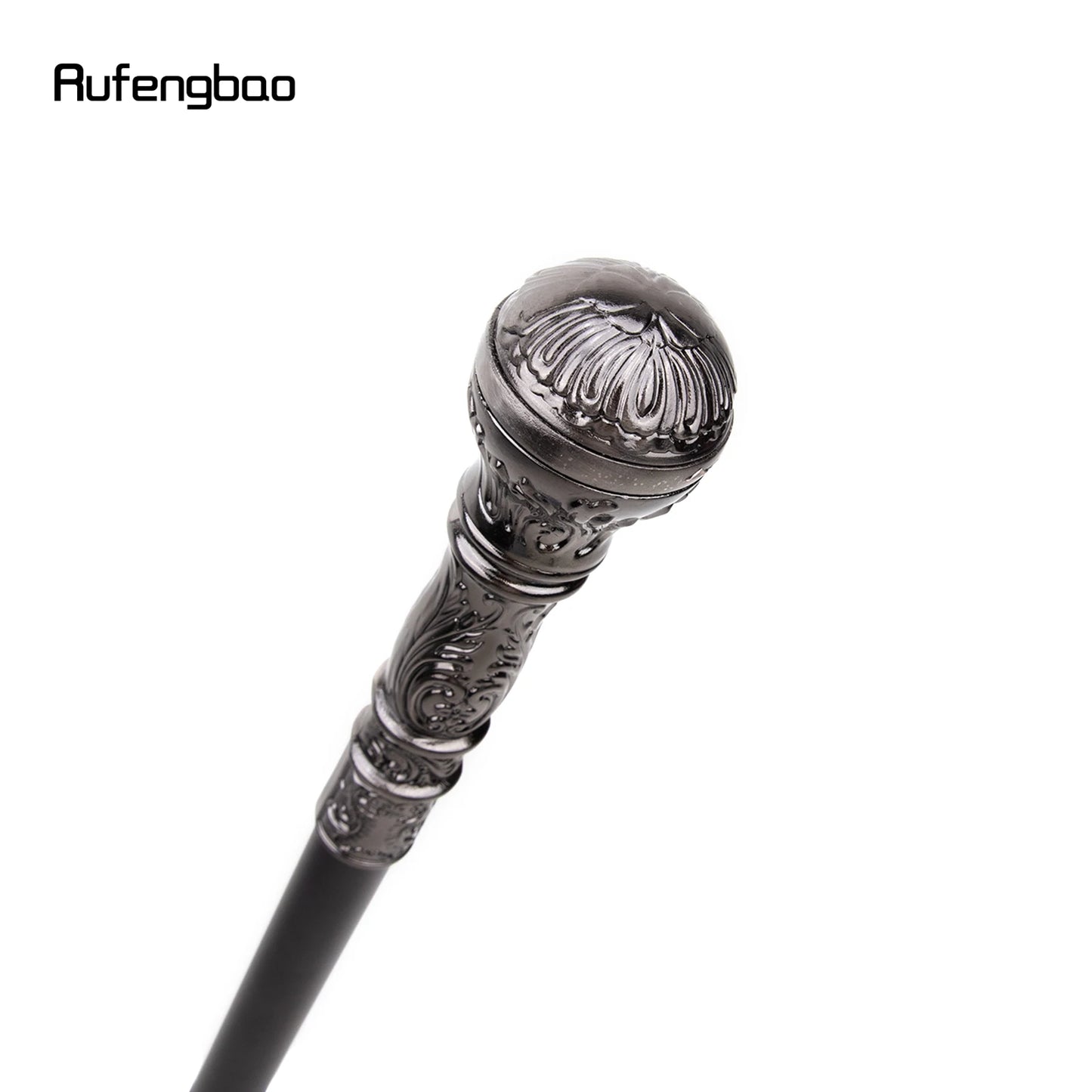 Silver Luxury Round Handle Fashion Walking Stick for Party Decorative Walking Cane Elegant Crosier Knob Walking Stick 93cm