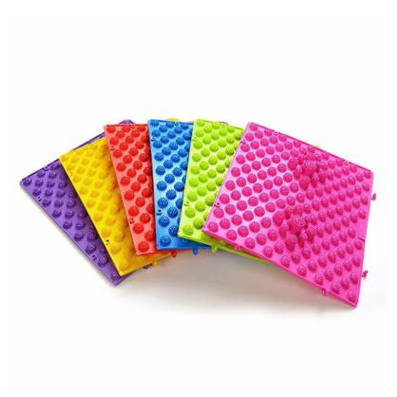 Reflexology Foot Massage Mat Acupressure Therapy Sensory Toys for Special Needs ADHD Autism Jeux De Sport Children Adults 29*39