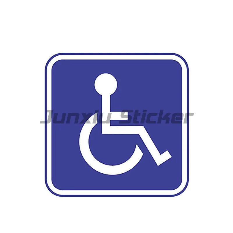 Disabled Parking Sign Disabled Sticker Decal Vehicle Wheelchair Disabled Window Parking Vinyl Wheelchair Accessible PVC