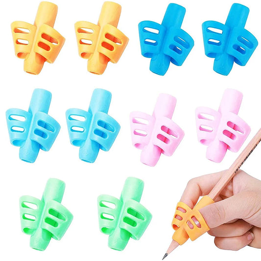 10Pcs Pen Grips for Kids Handwriting Correction Posture Writing Aid for Toddler Students Preschoolers Children Special Needs