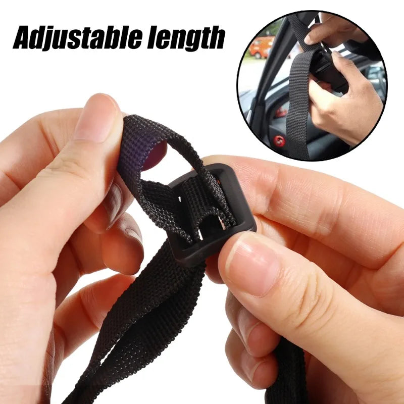 Car Grab Handle Adjustable Standing Aid Safety Handle Support Grip Handle Mobility Aid Disability Elderly Car Assist Tool