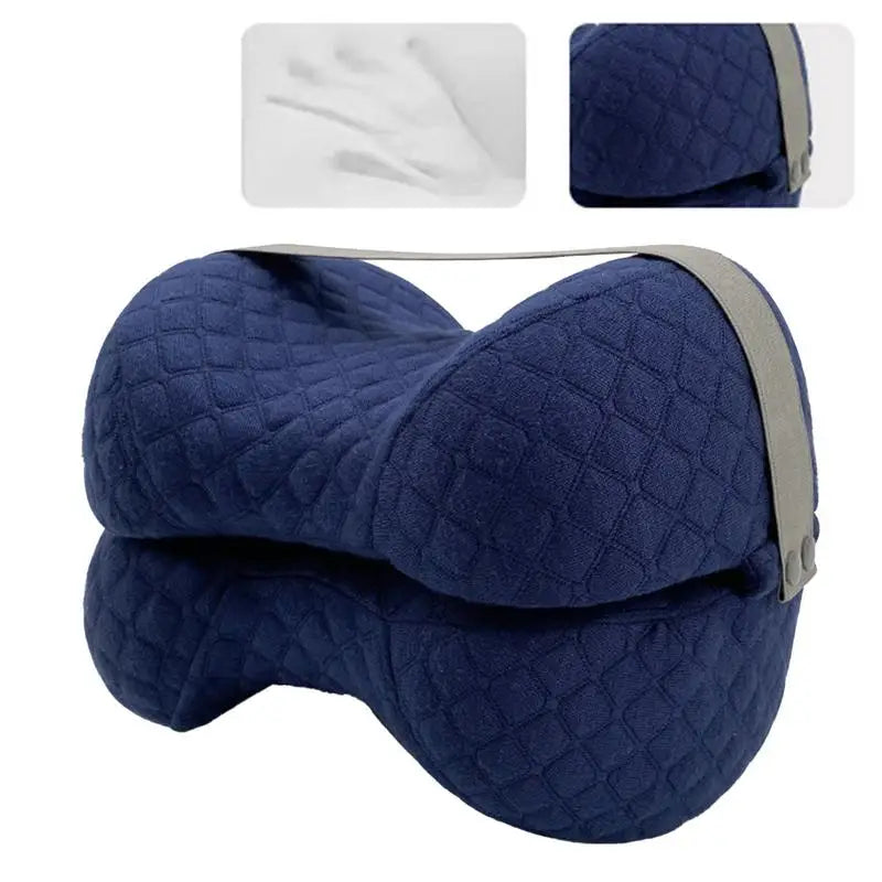 Memory Foam Knee Pillow Leg Pillows For Sleeping Zipper Closure Ergonomic Between Knee Pillow Washable Cover Leg Positioner For