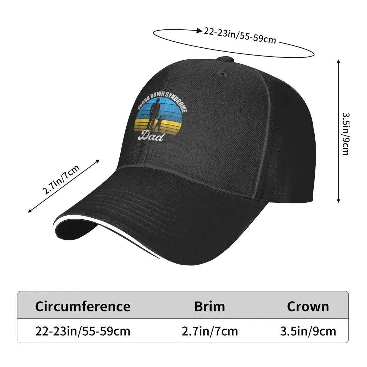 Down Syndrome Awareness Proud Down Syndrome Dad Baseball Cap