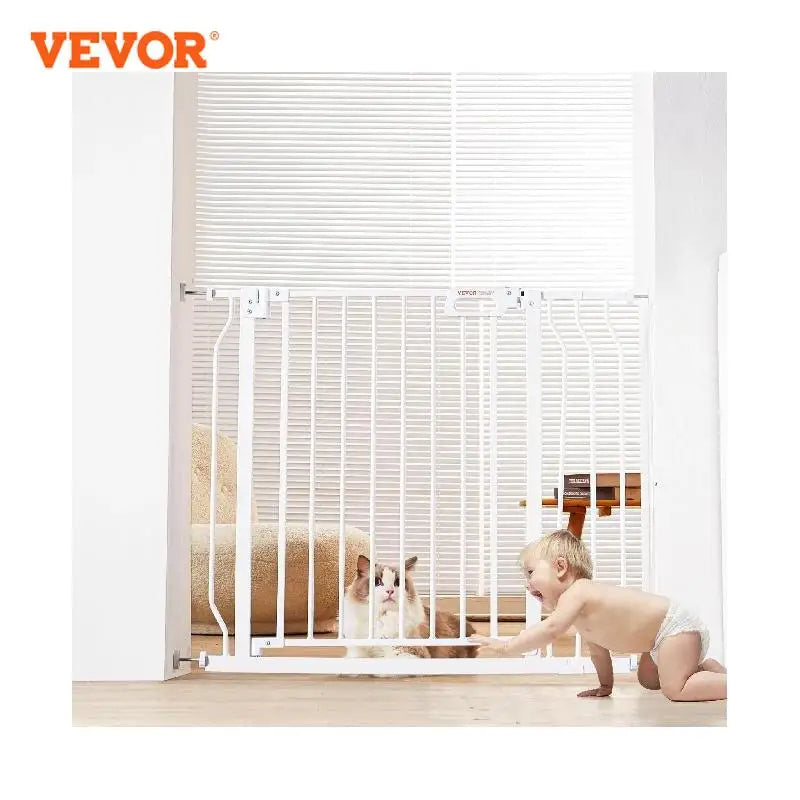 29.7-57" Extra Wide Baby Gate for Stairs, Mom's Choice Awards Winner-Dog Gate for Doorways, Pressure Mounted Walk